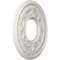 Ekena Millwork Baltimore PVC Medallion (Canopies up to 4 1/4"), 10"OD x 3 1/2"ID x 3/4"P, Satin Blossom White CMP10BAGBW - alternate 2